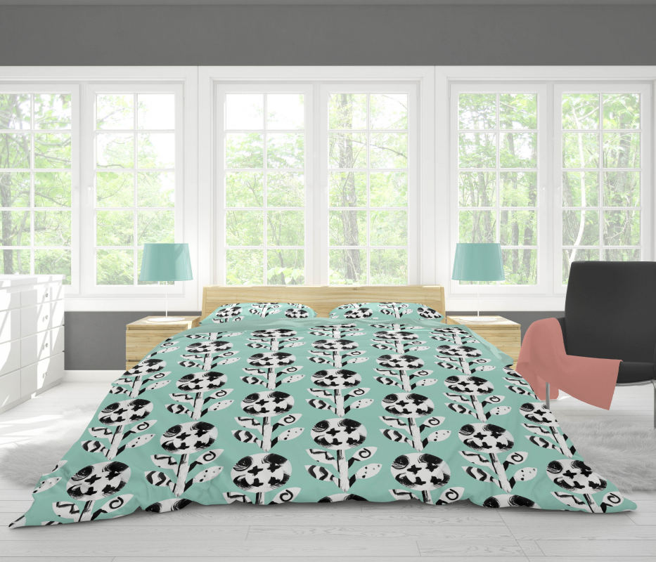 patroon ontwerp dessin dekbed pattern design