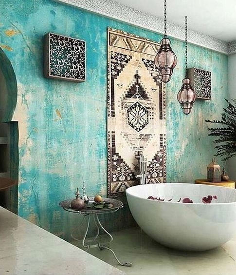 interieuradvies Badkamer turkoois